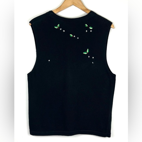 Vintage 1998 Susan Bristol Holiday Santa Sweater Vest - Picture 8 of 14